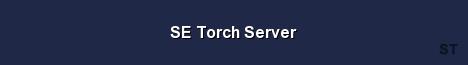 SE Torch Server Server Banner