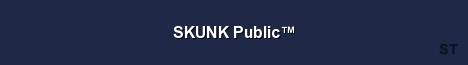SKUNK Public Server Banner