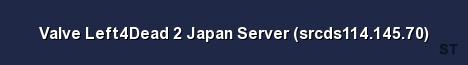 Valve Left4Dead 2 Japan Server srcds114 145 70 