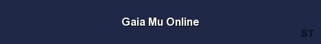 Gaia Mu Online Server Banner