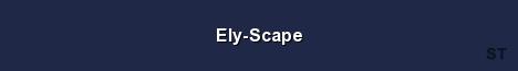 Ely Scape Server Banner