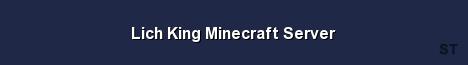 Lich King Minecraft Server Server Banner