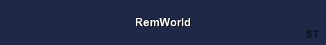 RemWorld Server Banner