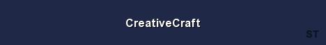 CreativeCraft Server Banner