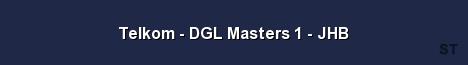 Telkom DGL Masters 1 JHB Server Banner