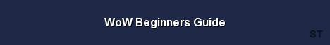 WoW Beginners Guide Server Banner