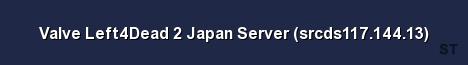 Valve Left4Dead 2 Japan Server srcds117 144 13 