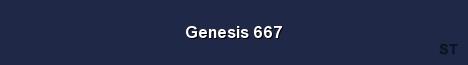 Genesis 667 