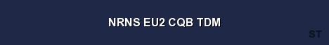 NRNS EU2 CQB TDM Server Banner