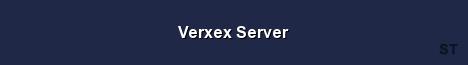 Verxex Server Server Banner