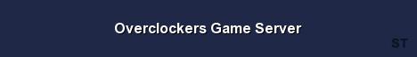 Overclockers Game Server Server Banner
