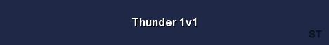 Thunder 1v1 Server Banner