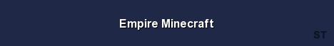Empire Minecraft Server Banner