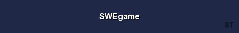 SWEgame Server Banner