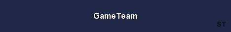 GameTeam Server Banner