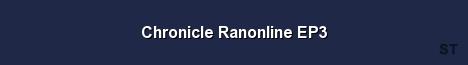 Chronicle Ranonline EP3 Server Banner