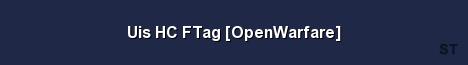 Uis HC FTag OpenWarfare Server Banner