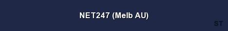 NET247 Melb AU Server Banner