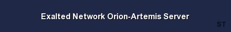 Exalted Network Orion Artemis Server Server Banner