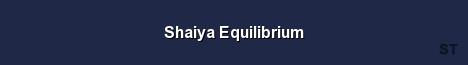 Shaiya Equilibrium Server Banner