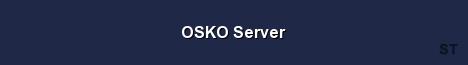 OSKO Server Server Banner