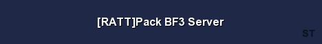 RATT Pack BF3 Server 