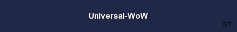 Universal WoW Server Banner