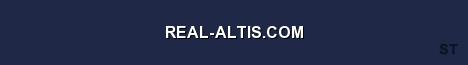 REAL ALTIS COM Server Banner