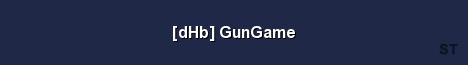 dHb GunGame Server Banner