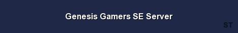 Genesis Gamers SE Server Server Banner