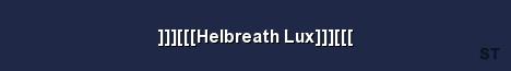 Helbreath Lux Server Banner