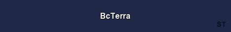 BcTerra Server Banner