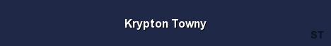 Krypton Towny Server Banner