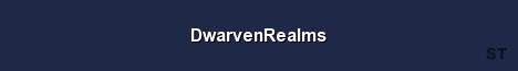 DwarvenRealms Server Banner