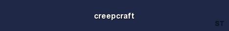 creepcraft Server Banner