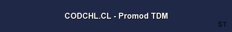 CODCHL CL Promod TDM Server Banner