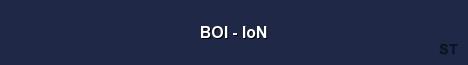 BOI IoN Server Banner