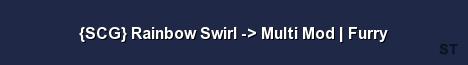 SCG Rainbow Swirl Multi Mod Furry Server Banner