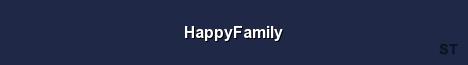 HappyFamily Server Banner