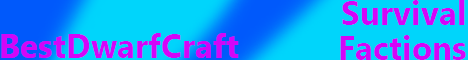 BestDwarfCraft Server Banner