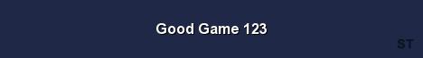 Good Game 123 Server Banner