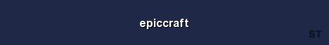 epiccraft Server Banner