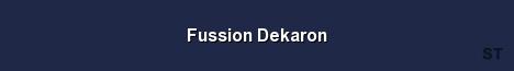 Fussion Dekaron Server Banner