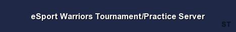eSport Warriors Tournament Practice Server Server Banner