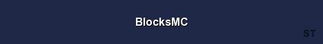 BlocksMC Server Banner