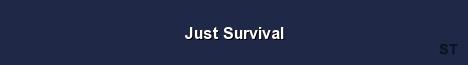 Just Survival Server Banner
