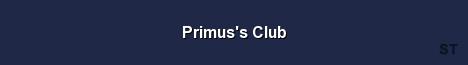 Primus s Club Server Banner