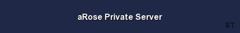 aRose Private Server Server Banner