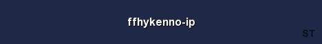 ffhykenno ip Server Banner