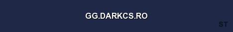 GG DARKCS RO Server Banner